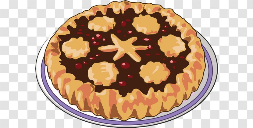 Apple Pie Pizza European Cuisine Torte - Dessert Transparent PNG