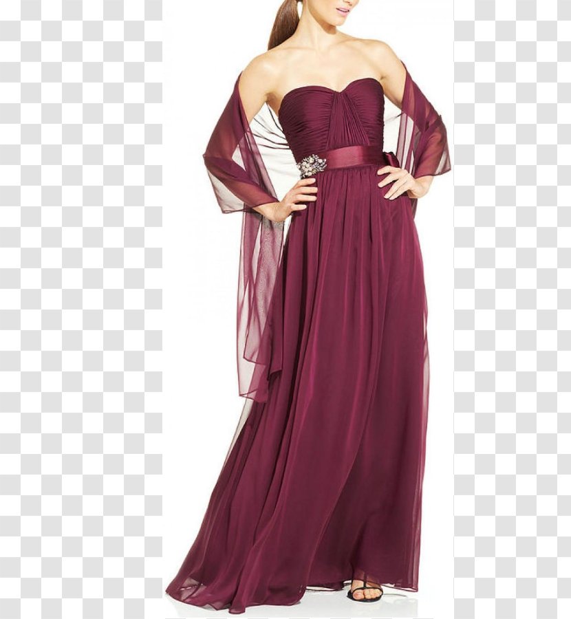 Gown Empire Silhouette Cocktail Dress Formal Wear - Neck Transparent PNG
