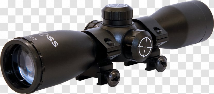 Telescopic Sight Crossbow Reticle Red Dot - Tree - Scopes Transparent PNG