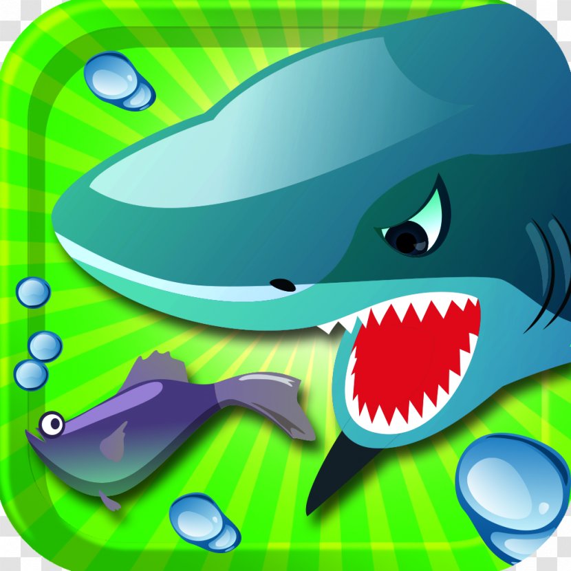 Fish Marine Mammal Biology Clip Art - Green - Shark Cartoon Transparent PNG