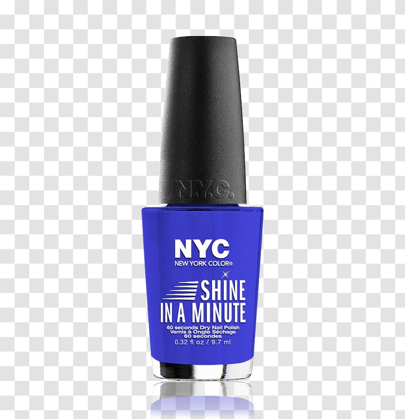 Nail Polish New York City Cosmetics NYC Color In A Minute Quick Dry - Manicure - Multicolor Staggered Transparent PNG