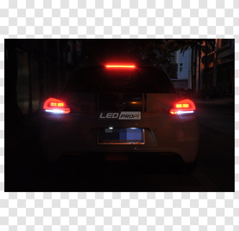 Headlamp Sports Car Volkswagen Scirocco - Light Transparent PNG