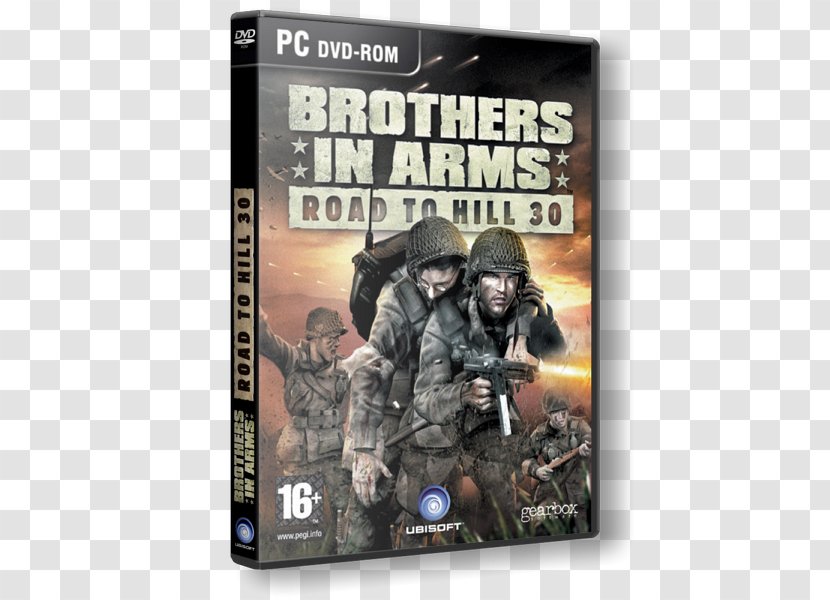 Brothers In Arms: Road To Hill 30 Earned Blood Hell's Highway PlayStation 2 D-Day - Playstation Transparent PNG