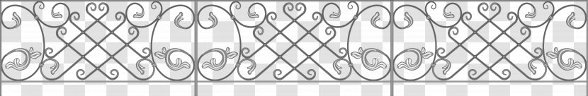 Structure White Pattern - Classic Iron Fence Transparent PNG