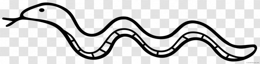 Snakes Drawing Clip Art - Monochrome - Clipart Snake Transparent PNG