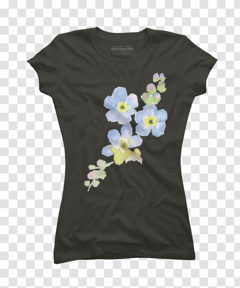 T-shirt Hoodie Sleeve Top - Clothing - Forget Me Not Transparent PNG