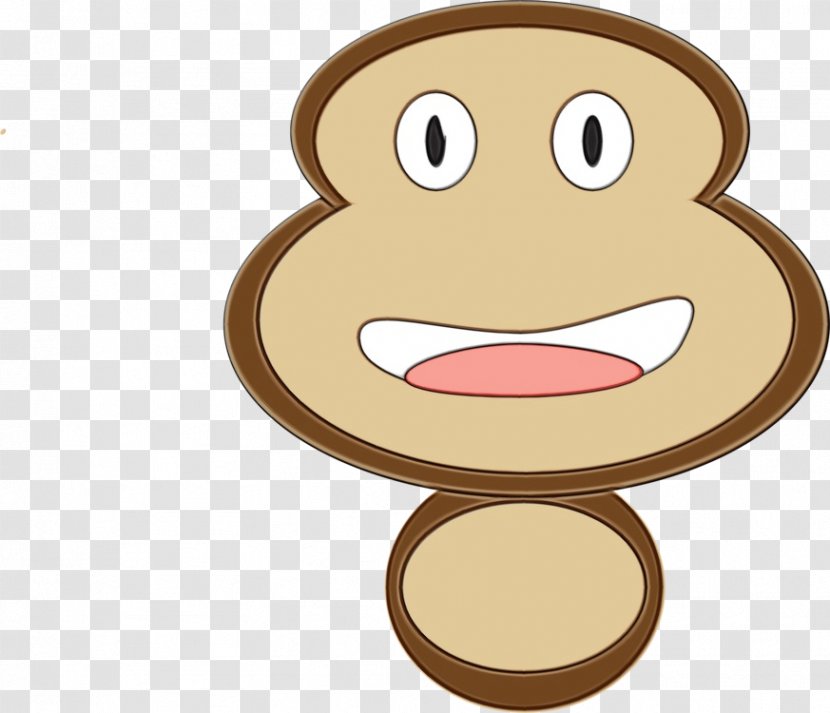 Monkey Cartoon - Finger Smile Transparent PNG
