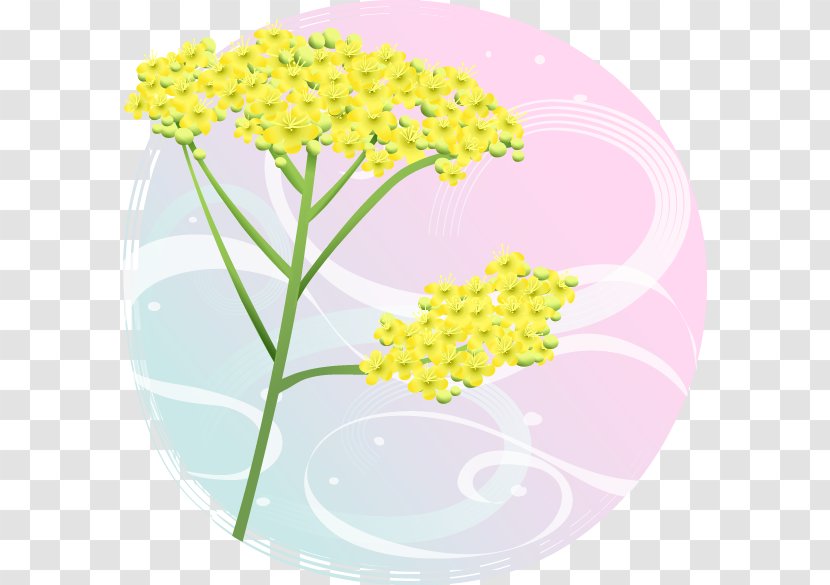 Flower Yellow Plant Stock Photography Clip Art - Mustard - Pattern Hand-painted Dream Transparent PNG