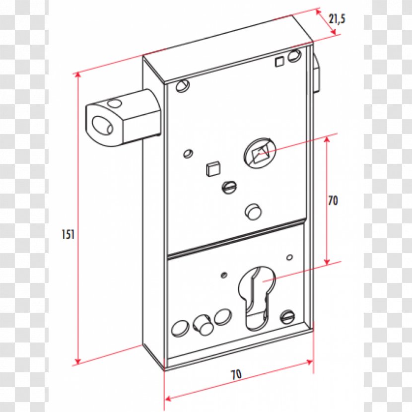 Door Handle Drawing Line - Area - Design Transparent PNG