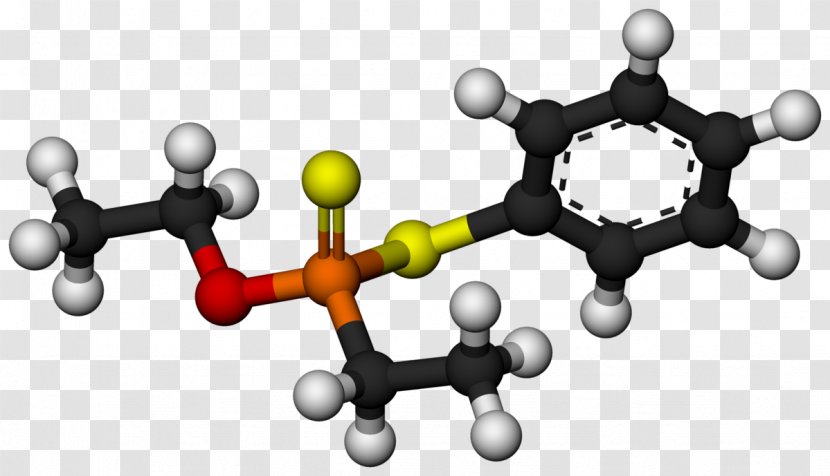 Fonofos Molecule Insecticide Chemical Substance Jmol - Heart Transparent PNG