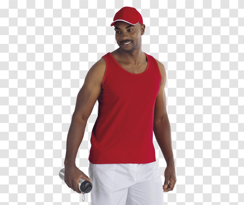 T-shirt Gilets Shoulder Sleeveless Shirt - Tshirt Transparent PNG