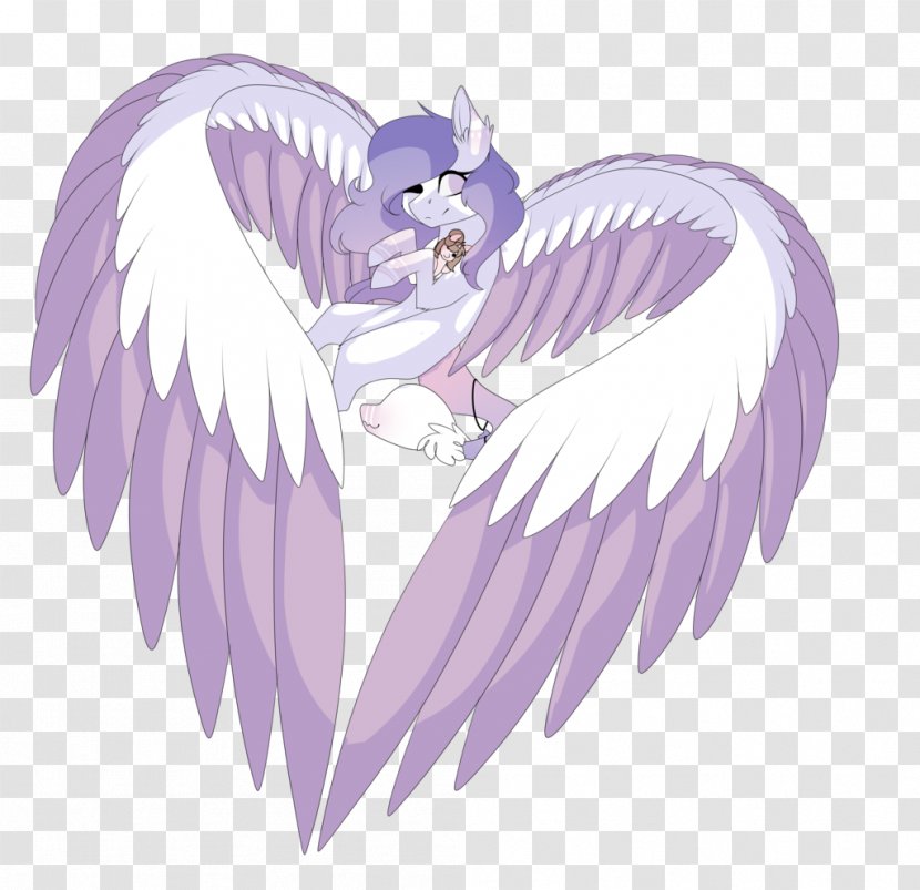 Cartoon Feather Legendary Creature Angel M - Tree - Hugs Transparent PNG