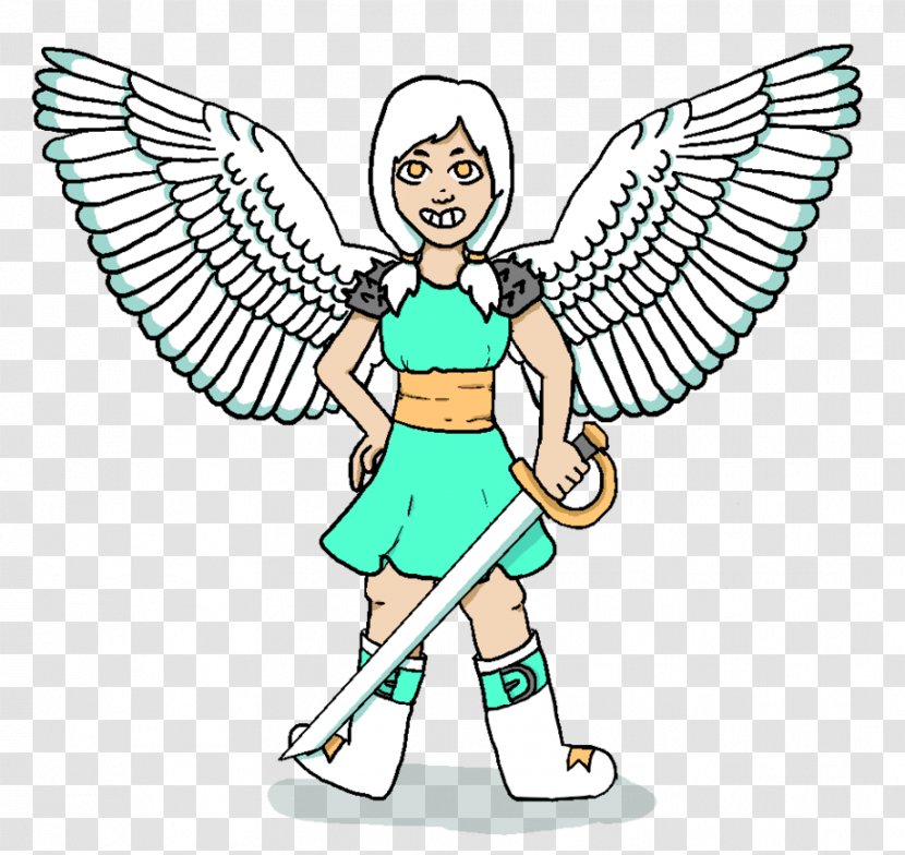 Fairy Line Art Cartoon Clip - Angel Transparent PNG