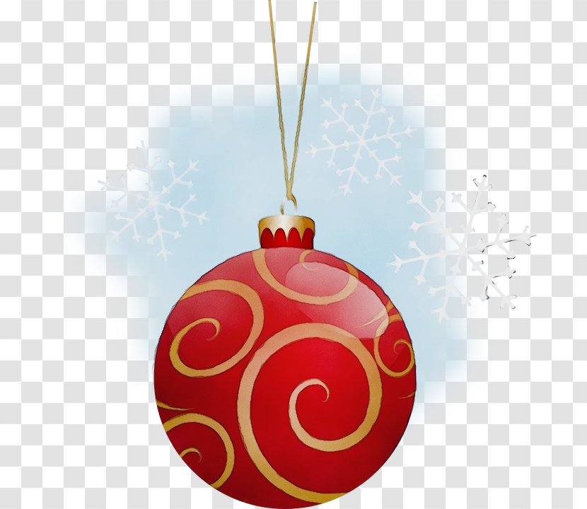 Christmas Background - Watercolor - Interior Design Sphere Transparent PNG