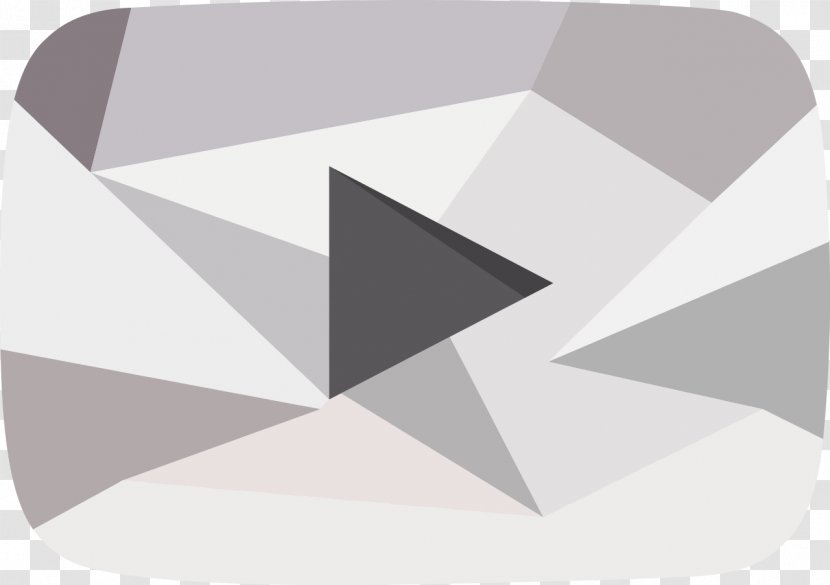 YouTube Play Button - Silhouette Transparent PNG