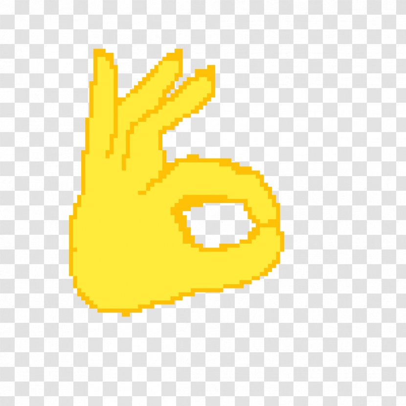 Clip Art Finger Line Animal - Yellow - Yeet Background Transparent PNG