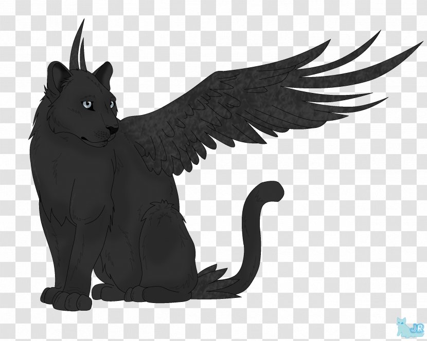 Black Cat Panther Panthera Wing Transparent PNG