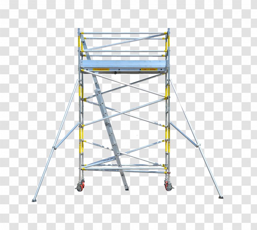Scaffolding Metal Ladder Mr. Scaffold Aluminium - Jack Transparent PNG