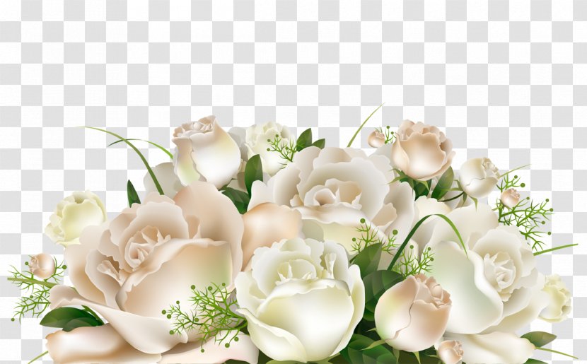 Clip Art Garden Roses Flower Bouquet - Floribunda - Wedding Flowers Transparent PNG