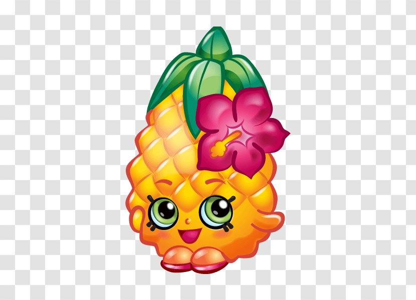 Shopkins Pineapple Fruit Coloring Book - Flowering Plant Transparent PNG