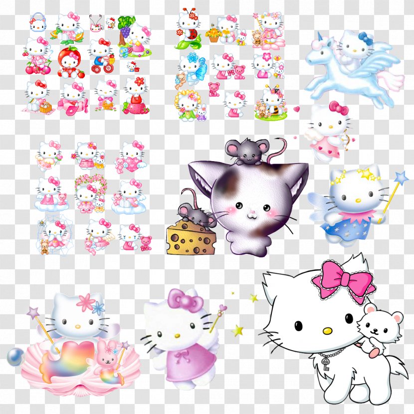 Jigsaw Puzzles Ravensburger Charmmy Kitty. 600 Sticker. Con Adesivi Hello Kitty - Eagl Transparent PNG