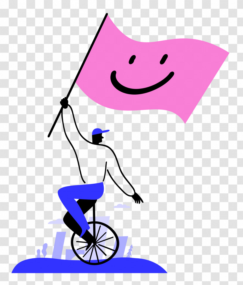 Holding Flag Transparent PNG