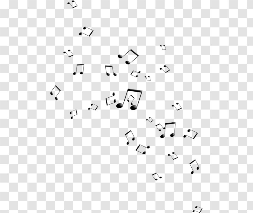 Musical Note Staff - Watercolor Transparent PNG