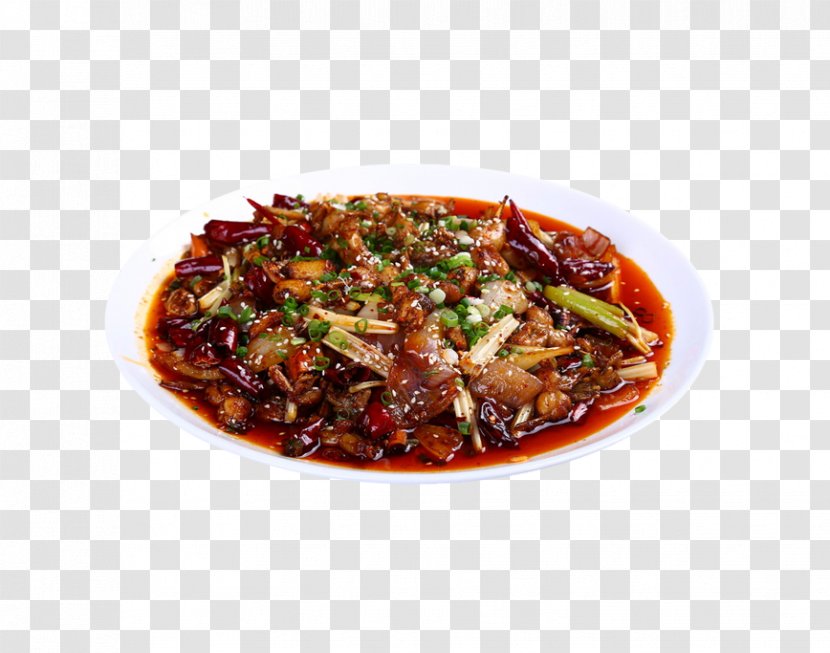 Dry Pot Chicken American Bullfrog Chinese Cuisine - Ginger Boiled Mouth Transparent PNG