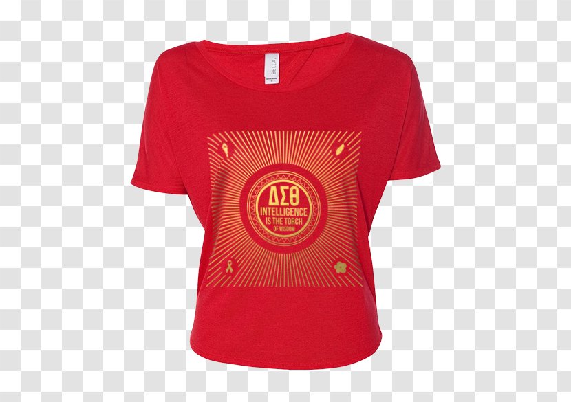 T-shirt Sportswear Sleeve ASICS Jersey - Teespring - Delta Sigma Theta Transparent PNG