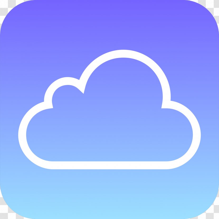 ICloud IPhone Email Apple - Blue - Cloud Transparent PNG