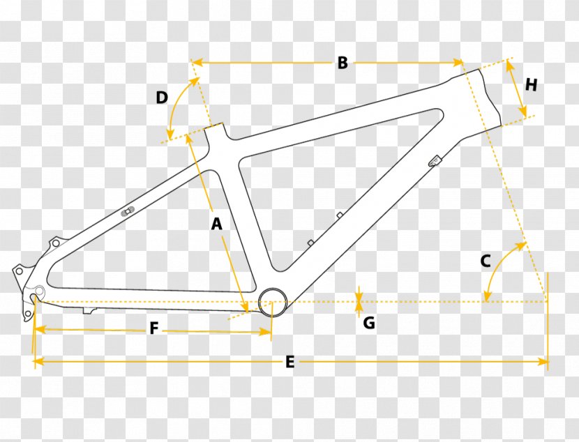 Triangle Point - Yellow Transparent PNG