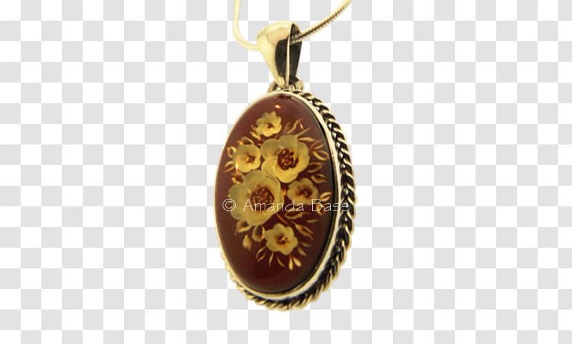 Locket - Jewellery - Amber Stones Transparent PNG