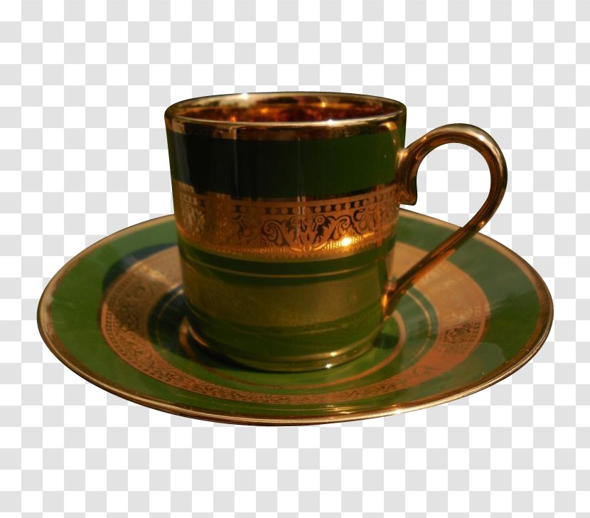 Coffee Cup Saucer Metal Tableware - Serveware Transparent PNG