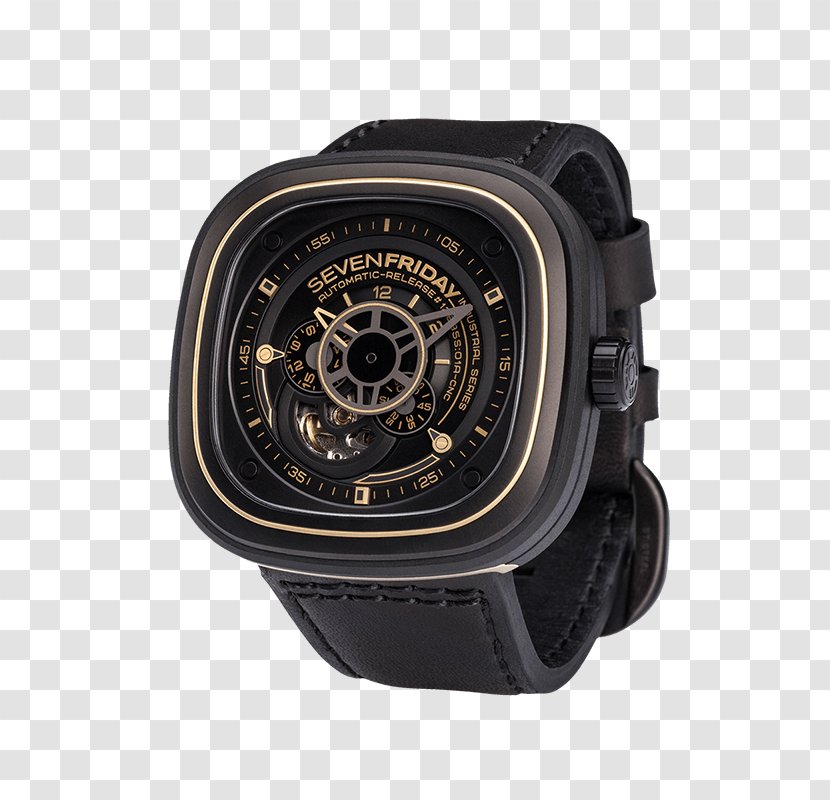 SevenFriday Automatic Watch Industrial Revolution Strap - Kenny Omega Transparent PNG