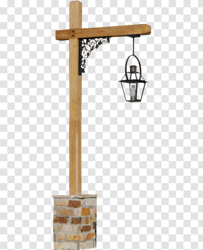 Street Light Fixture Solar Lamp Wood Transparent PNG