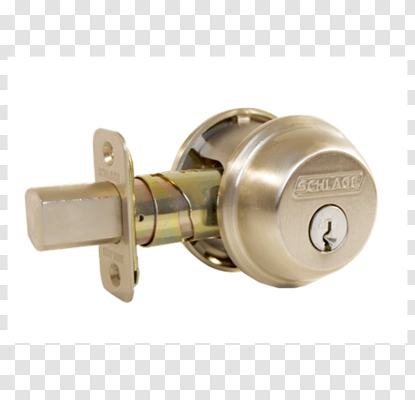 Lockset Schlage Dead Bolt Key - Metal Transparent PNG