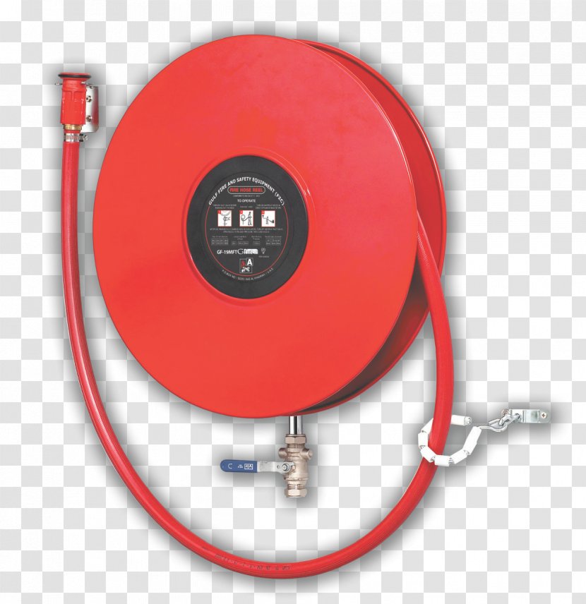 Gulf Fire & Safety Equipment Hose Alarm System Reel - Red Transparent PNG