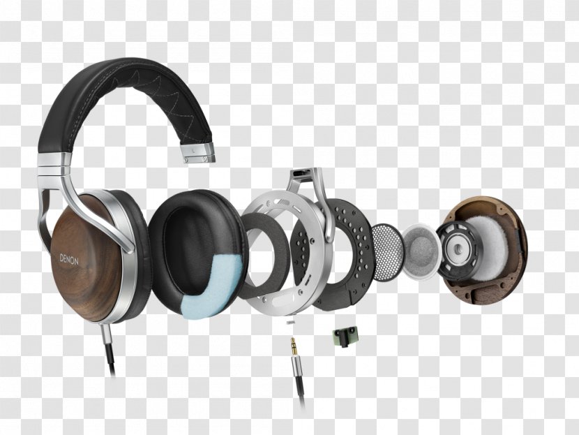 DENON AH-D7200 Headphones Audiophile - Frame Transparent PNG