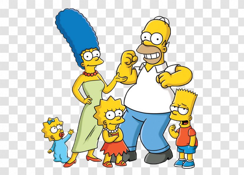 Homer Simpson Marge Bart Lisa Maggie - Television Show Transparent PNG