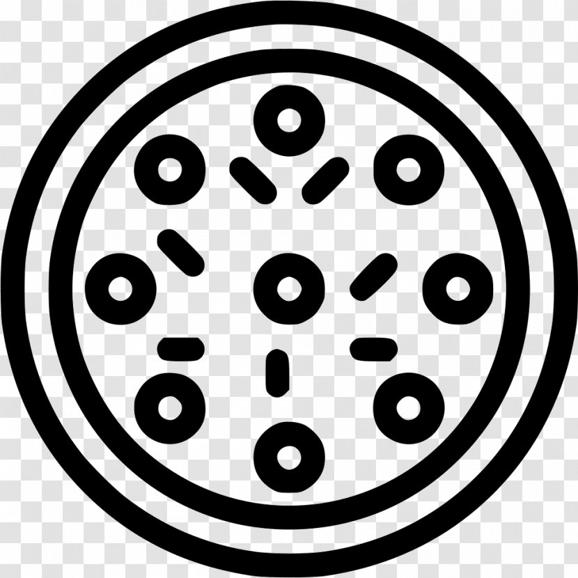 Pizza - Bread - Monochrome Photography Transparent PNG