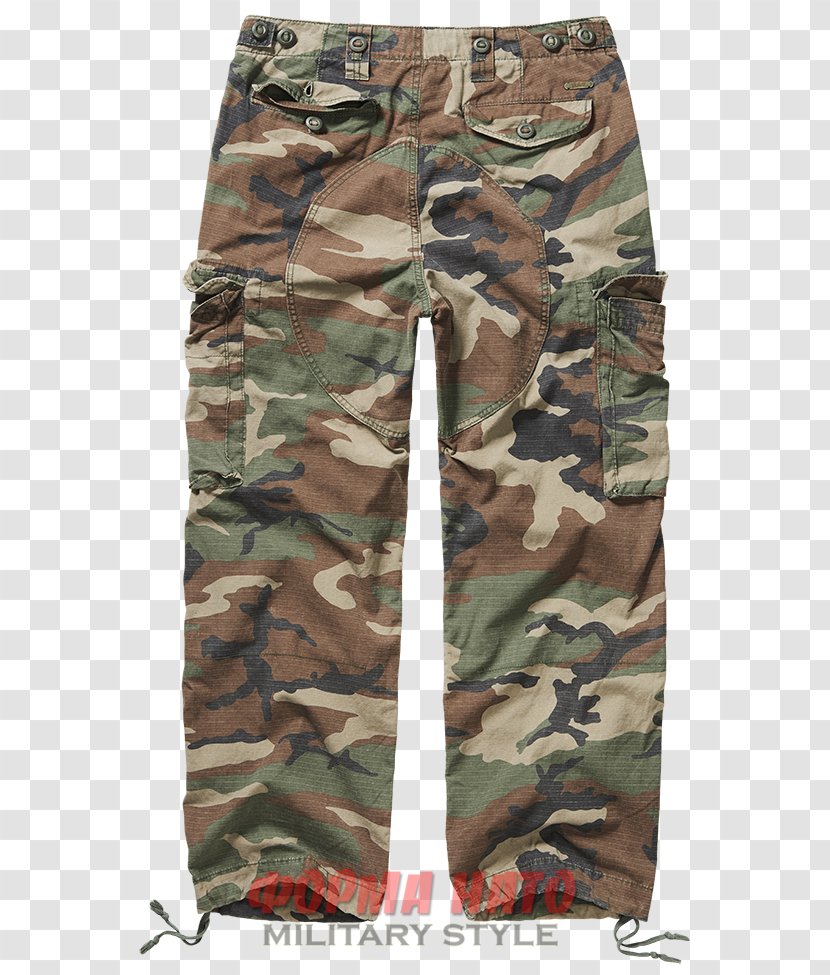 Camouflage Cargo Pants U.S. Woodland Khaki - Clothing Transparent PNG