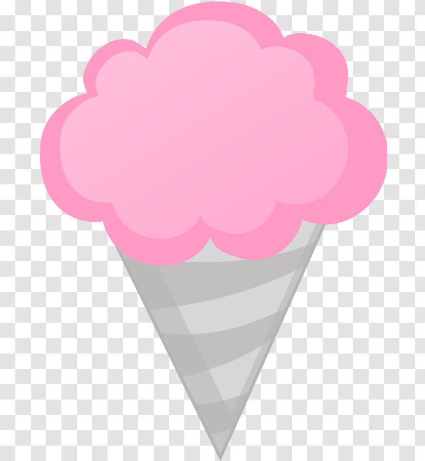 Ice Cream Cone Background - Magenta Dairy Transparent PNG