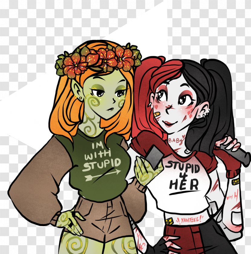 Poison Ivy Harley Quinn Comics Catwoman Comic Book - Tree Transparent PNG