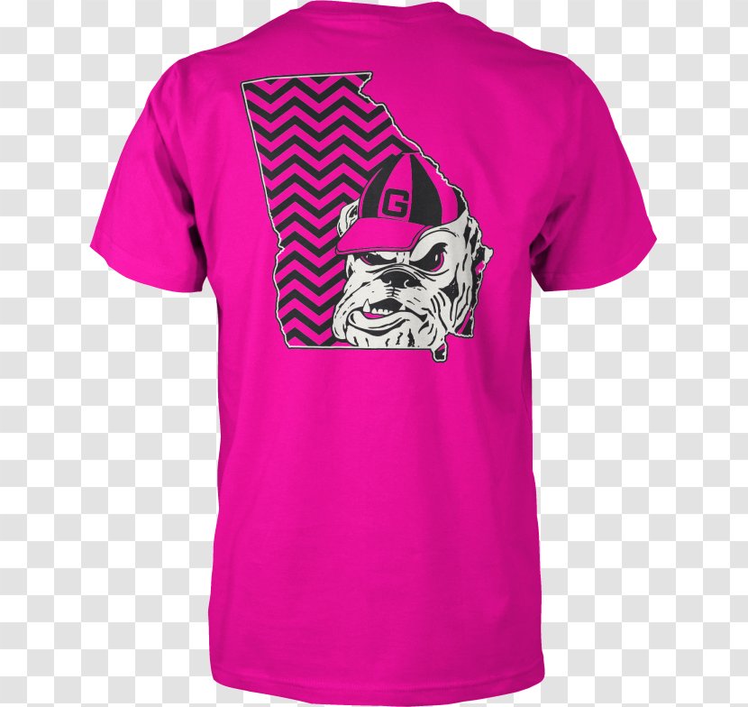 T-shirt Georgia Bulldogs Football Sleeve - Neckline Transparent PNG