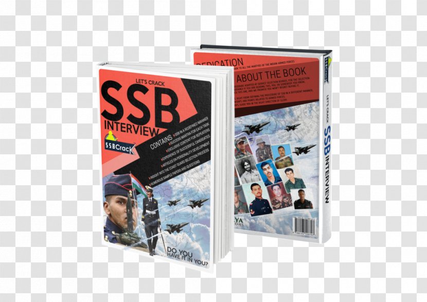 National Defence Academy Exam (NDA Exam) Let's Crack SSB Interview Services Selection Board NDA (II) · 2018 - Brand - Book Transparent PNG