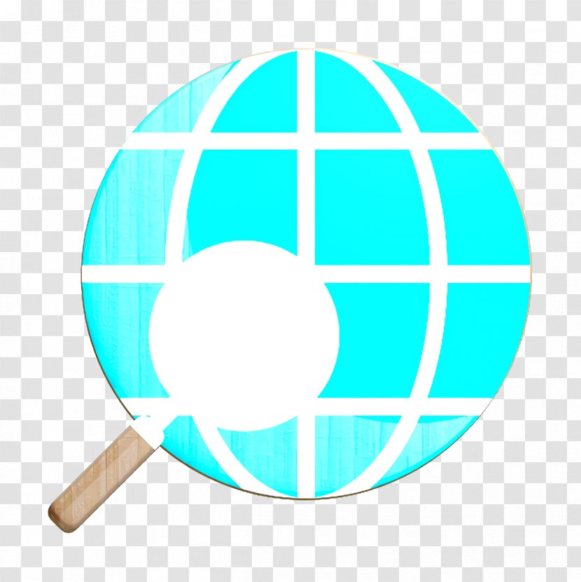 Management Icon Maps And Flags Magnifying Glass - Logo Teal Transparent PNG