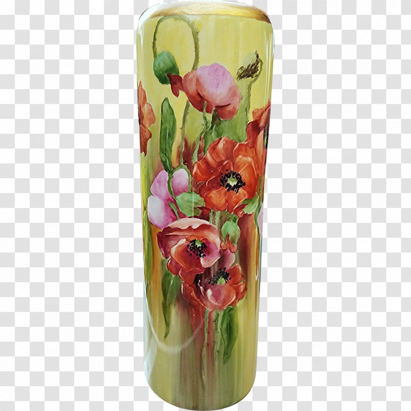 Vienna Vase Ceramic Floral Design Flower - Arranging - Hand-painted Material Transparent PNG
