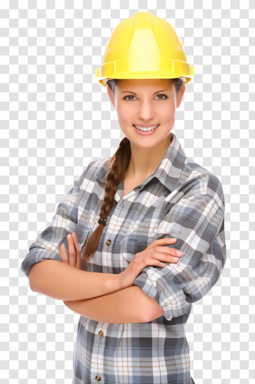 Hard Hat Clothing Personal Protective Equipment Construction Worker - Finger - Workwear Transparent PNG