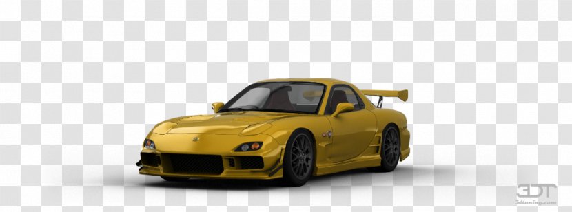 Compact Car Motor Vehicle Model Automotive Design - Brand - Mazda Rx 7 Transparent PNG