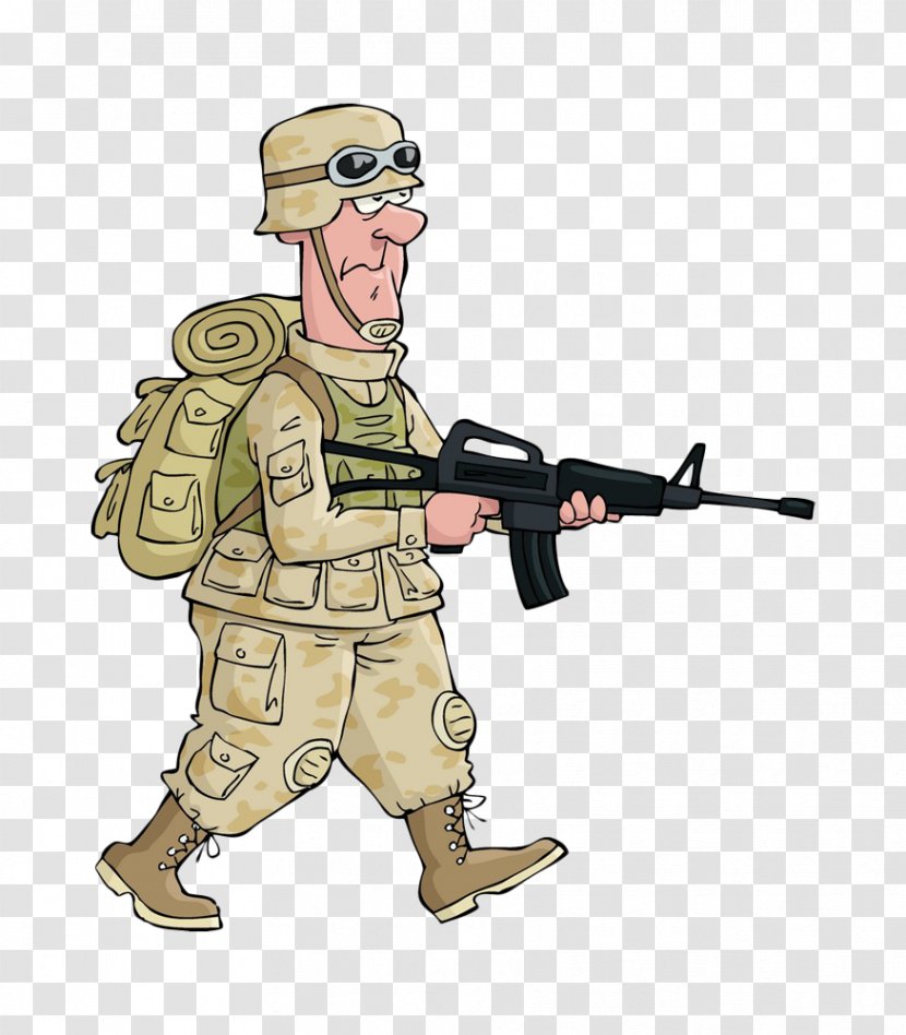 Soldier Cartoon Drawing Royalty-free - Military Police - American Soldiers Transparent PNG